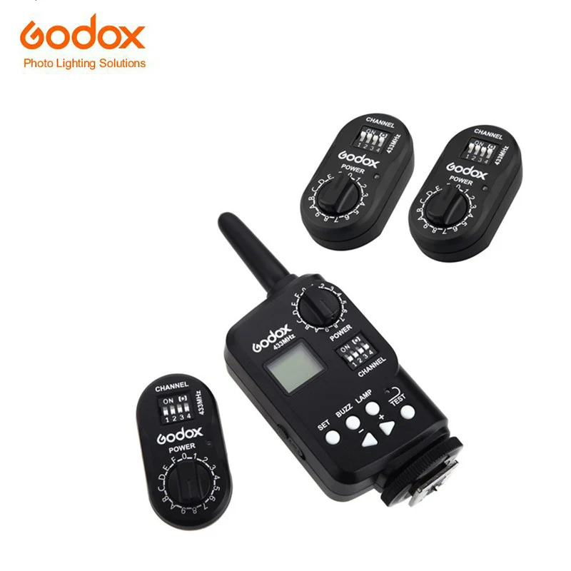 

Godox FT-16 Remote Wireless Power Controller 3pcs Receiver Triggers+Transmitter for AD-360 AD-180 Studio Flash Speedlite