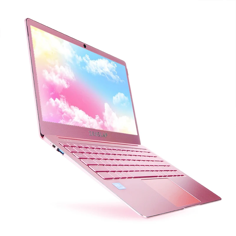 14 дюймов ultraslim 8 ГБ ОЗУ 128 Гб ssd розовое золото цвет ips экран с подсветкой Клавиатура