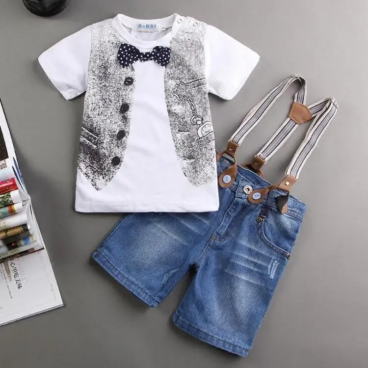 EMS DHL Free NEW Baby Boys Kids Boys outfit 2 pc Suit T