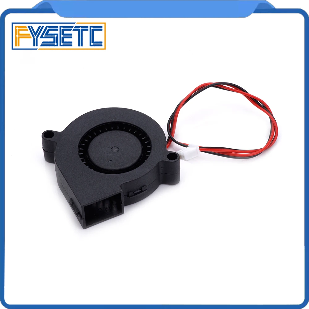 Sopro Radial Cooling Fan Sleeve Bearing para Impressora 3d Eletrônica Prusa Mk3s Mk3s Mais 5x Duplo 12v dc 5015 50x50x15 mm - Imagem 2