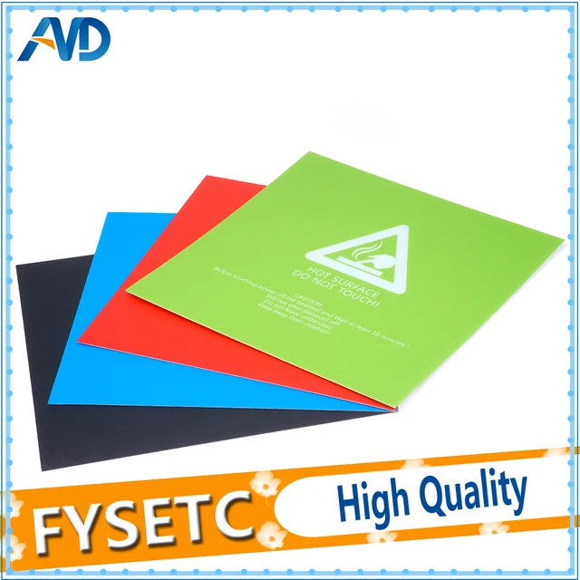 Best Offers 5pc Black/Blue/Green/Red 220x220mm Frosted Heated Bed For Wanhao i3 Anet A8 A6 3D Printer Sticker Build Sheet Plate Tape Best Offers 5pc Black/Blue/Green/Red 220x220mm Frosted Heated Bed For Wanhao i3 Anet A8 A6 3D Printer Sticker Build Sheet Plate Tape