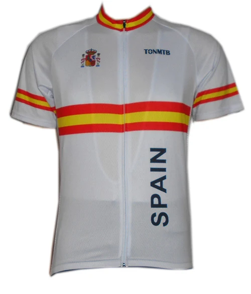 only jersey Популярная команда Испания Спорт ciclismo Джерси Майо для велоспорта сетка жаккардовый материал cullot Одежда гонщика 9D гелевая накладка задние карманы - Цвет: only jersey