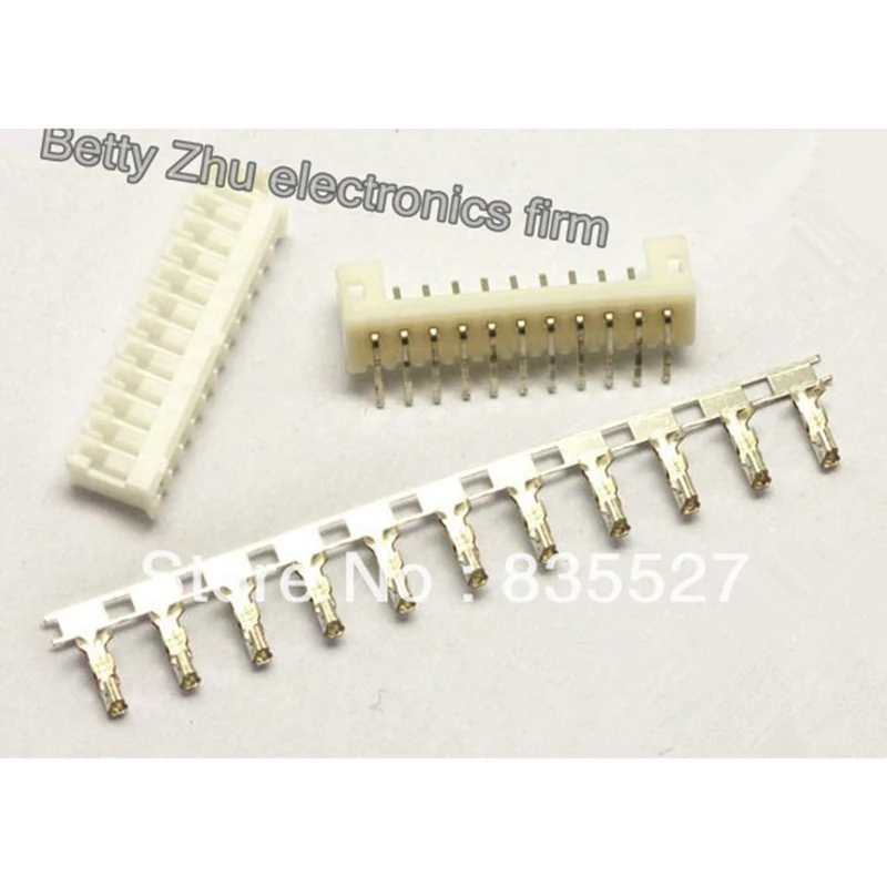 

100pcs/lot PH2.0-11P 11PIN terminal block 2.0MM pitch connector : plug + plastic bending needle socket + terminal