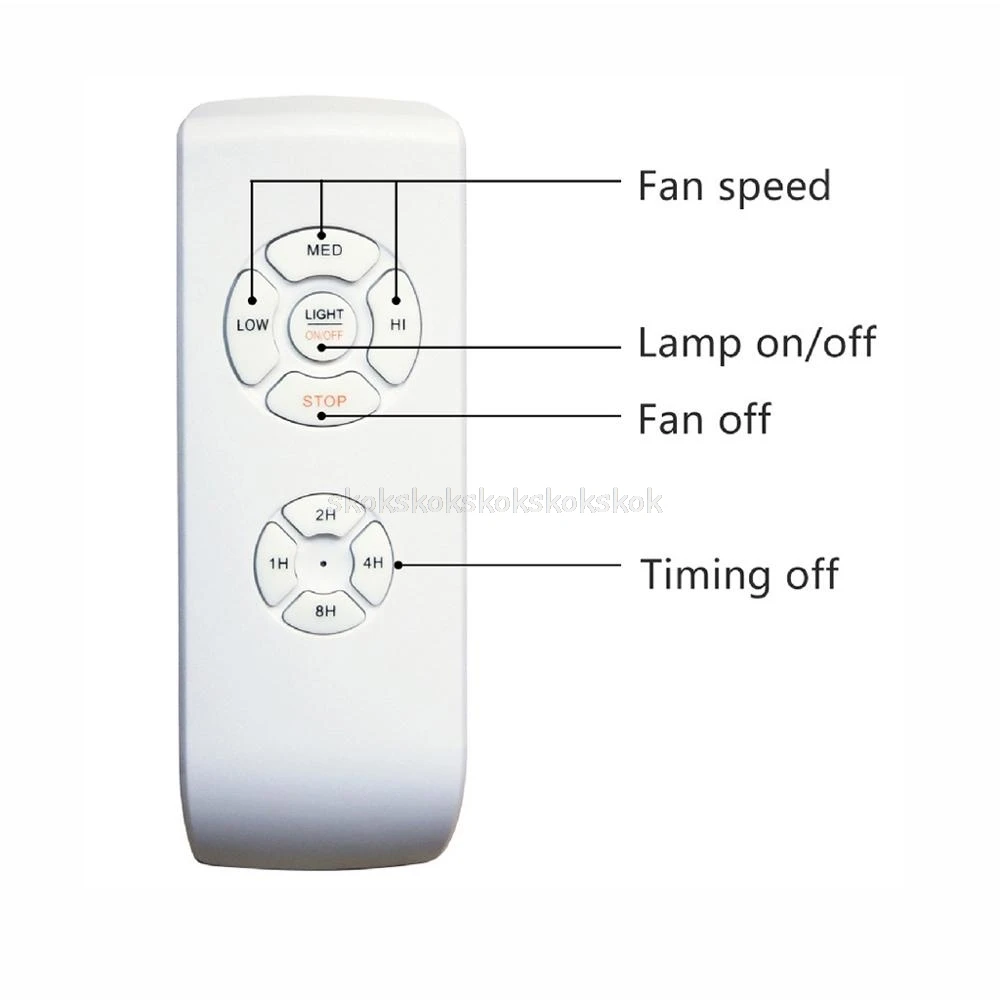 

220V/110V Ceiling Fan Remote Control Lamp Timing Wireless Control Kit Universal Switch Jy19 19 Dropship