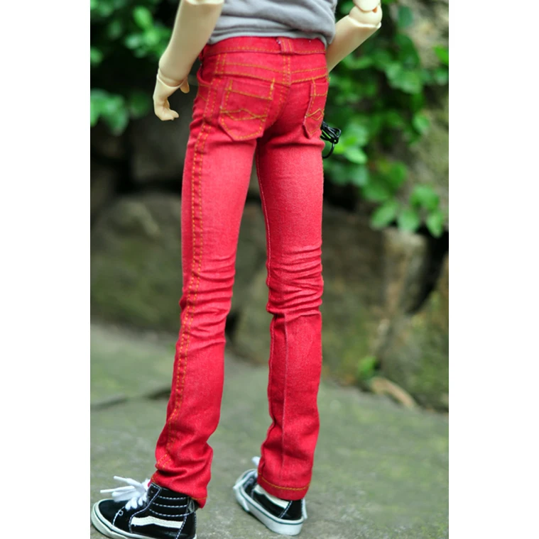 tall red jeans