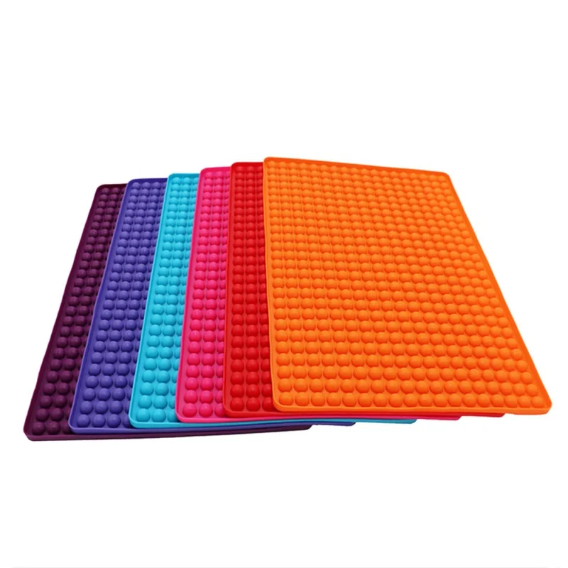 

Non Stick Silicone BBQ Mat Pan Fat Reducing Slip Oven Baking Barbecue Charcoal Grill Oil Filter Pad Tray Sheet Cooking Mat