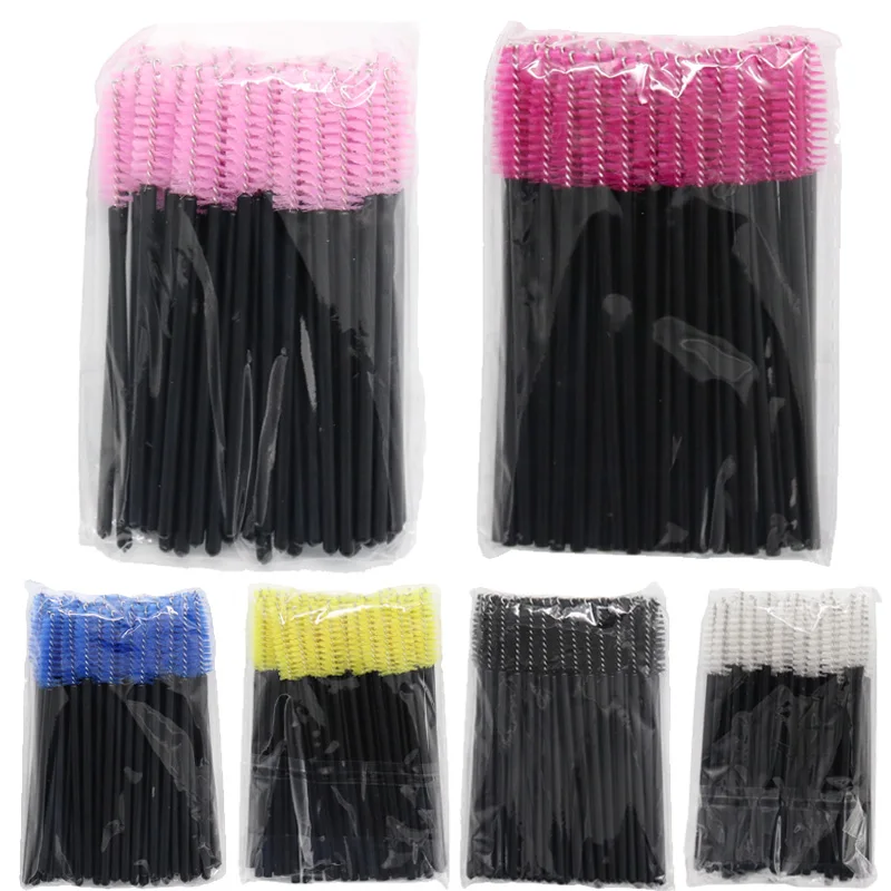 

Eyelash Extension Disposable Eyebrow Brush Mascara Wand Applicator Spoolers Eye Lashes Cosmetic Brushes Set Makeup Tools