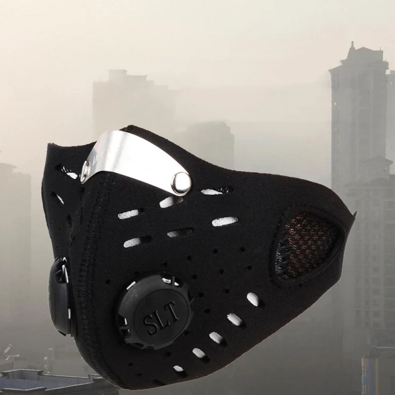 

Outdoor Half Face Masks Activated Carbon Lining Anti-Pollution Dusk-proof Cycling MTB Road Bike Party Sports Riding Mask
