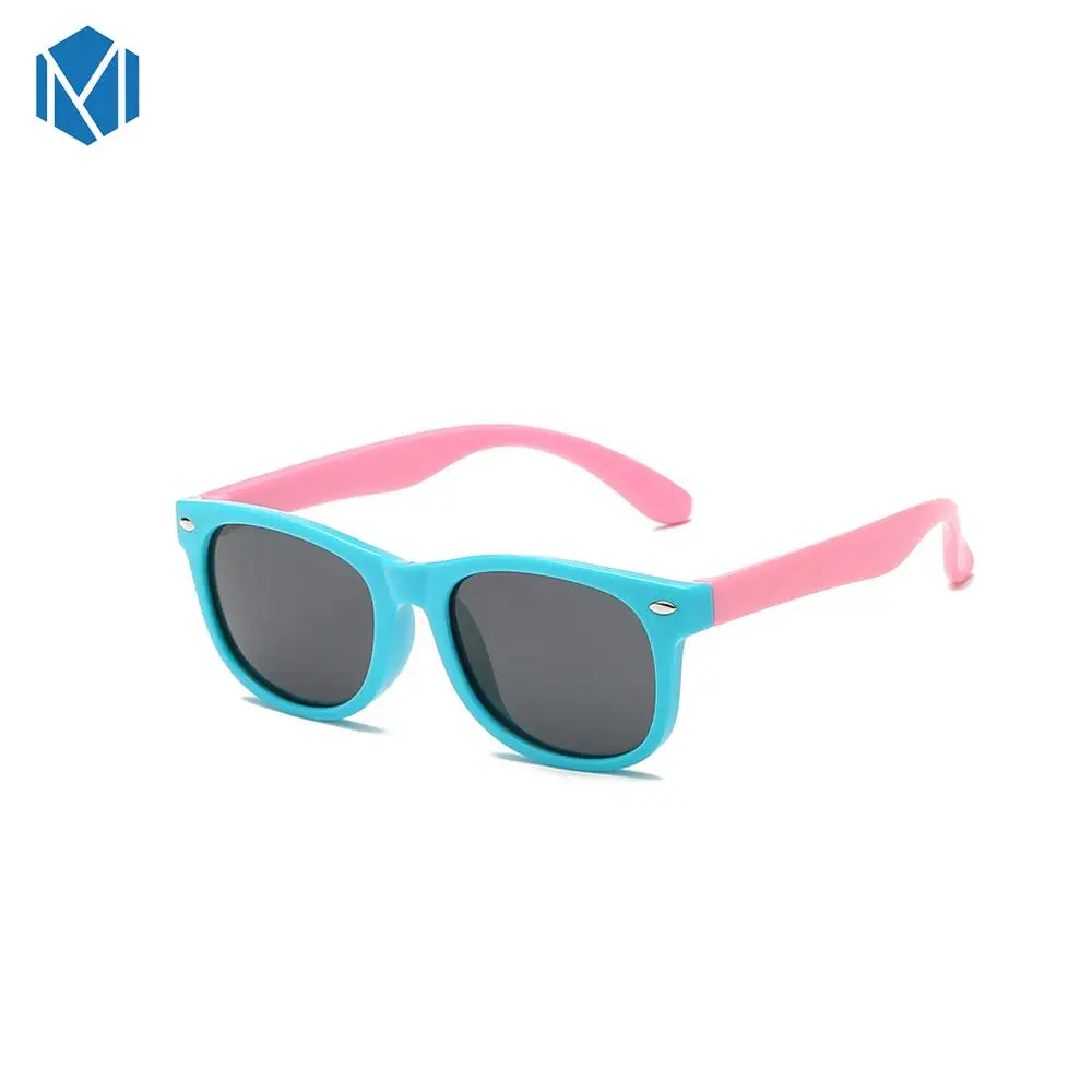Новая модная детская одежда кремнезема солнцезащитные очки мягкого действия из алюминиево-магниевого сплава квадратный мальчики очки для детей в возрасте от года до UV400 солнцезащитные очки gafas de sol mujer - Цвет линз: G