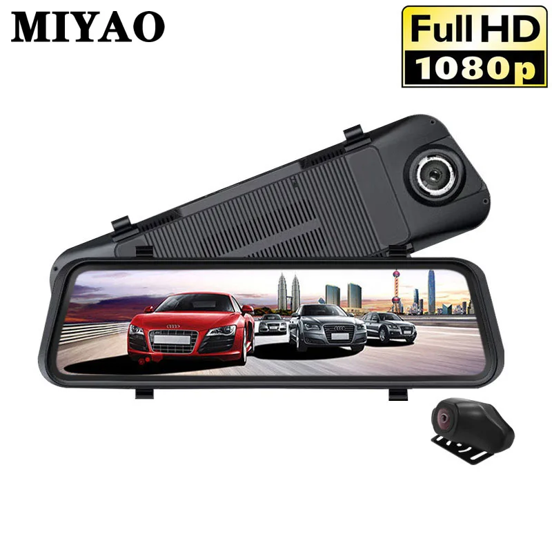 

9.35 Inch Touch Screen Car Dvr Camera Rearview Mirror Dvrs Dual Lens Video Recorder Night Vision Dash Cam FHD 1080P Registrator