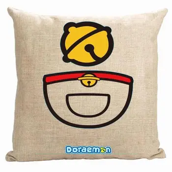 

Doraemon pillow cover, cute Japanese creative cartoon Animation Doraemon cat small bell christmas tree throw pillow cover