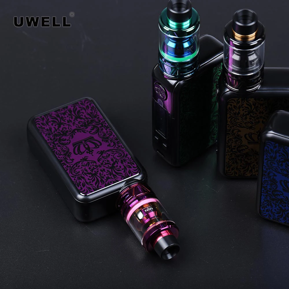 Оригинальный Uwell Crown 4 с 2 мл вейп баком атомайзер Mod без 18650 электронная сигарета