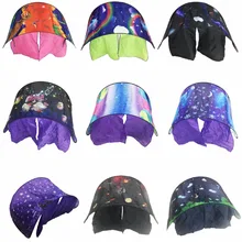 9 дизайн, светящиеся инновационные палатки волшебной мечты с светильник, Детская всплывающая кровать, палатка, игровой домик, спальный мешок, Зимняя Страна Чудес для детей