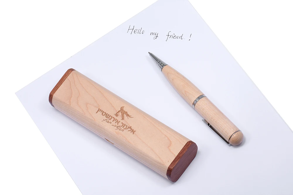 SHANDIAN деревянная шариковая ручка с подарочной коробкой usb флэш-накопитель на заказ флэш-накопитель с логотипом 4 ГБ 8 ГБ 16 ГБ 32 ГБ карта памяти U диск