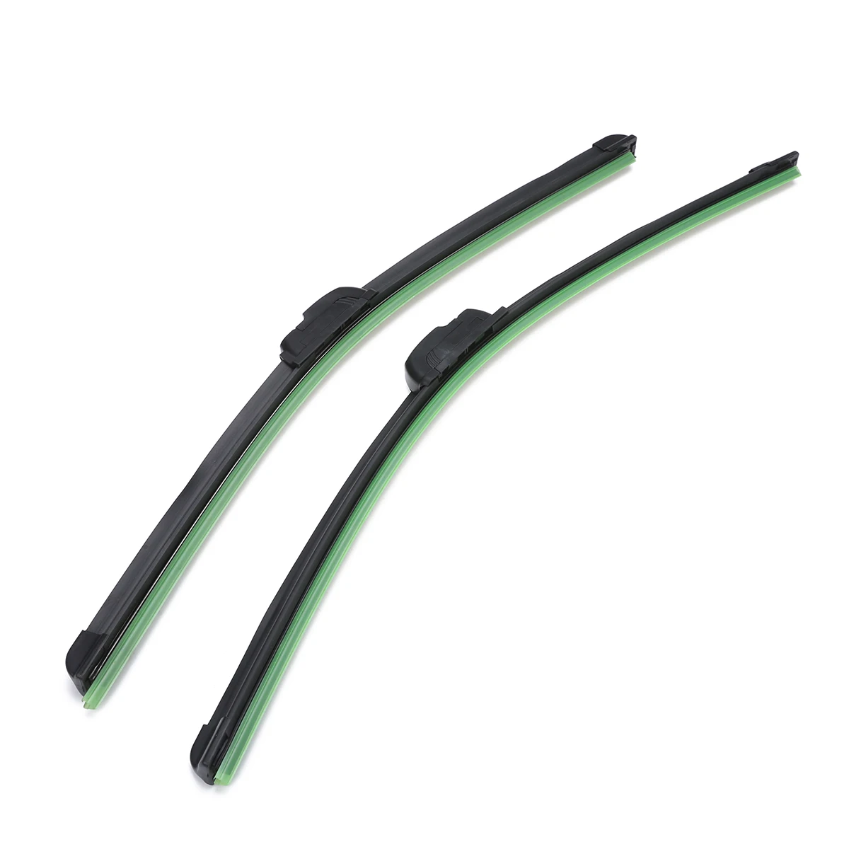 1 Pair New 21"+19" Universal Rubber J Hook Car Windscreen Windshield Wiper Blade Bracketless