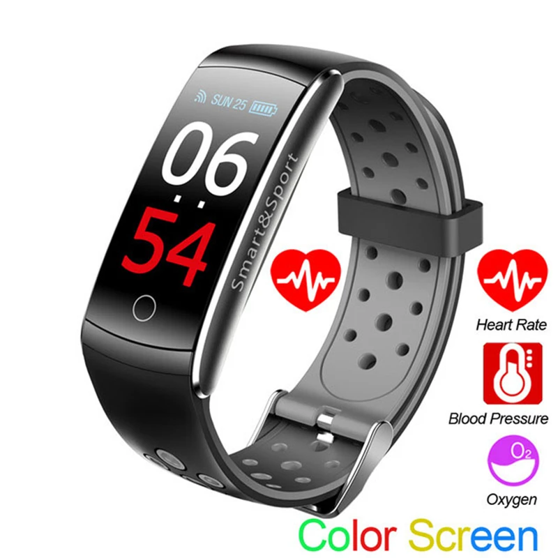 Bluetooth Smart Bracelet Heart Rate Sleep Monitoring Band Blood Pressure New Sports Waterproof Fashion | Электроника