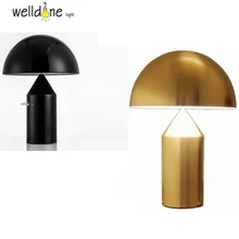 Художественный Декор Грибная настольная лампа зеркальная лампа с отделкой современная мода колокольчик прикроватная лампа офисная настольная лампа