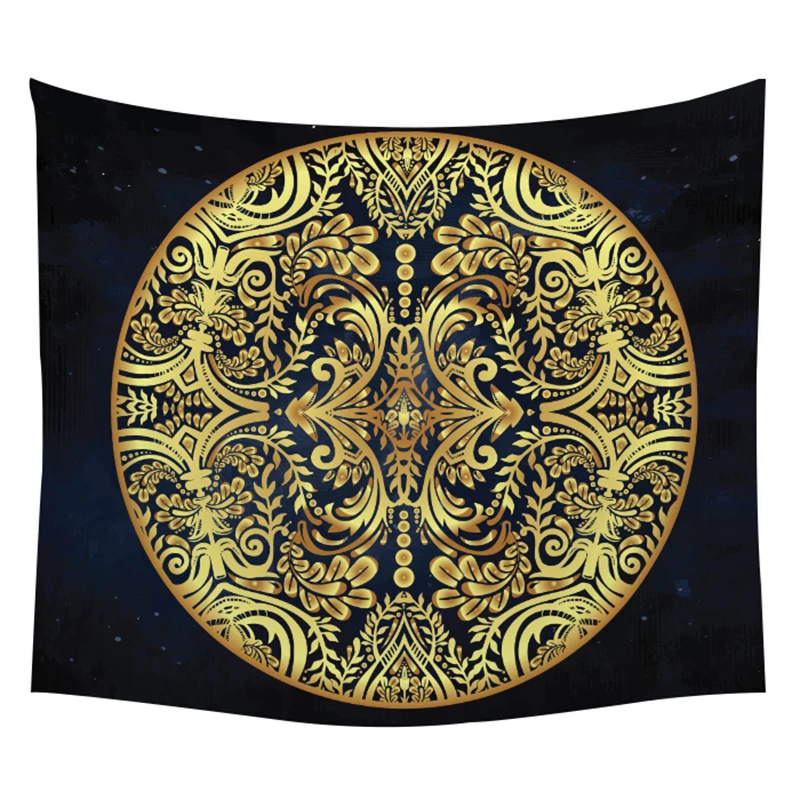 Хиппи Мандала солнце гобелен одеяло Луна слон индийский настенный гобелен индийское украшение счастливая рука гобелен настенный - Цвет: GT16-3