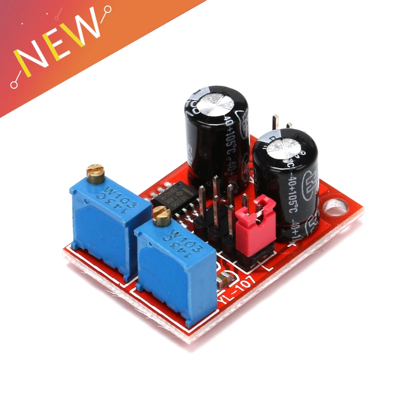 

2pcs NE555 Pulse Frequency Duty Cycle Adjustable Module Square Wave Signal Generator Stepping Motor Driver LED Indicator Module