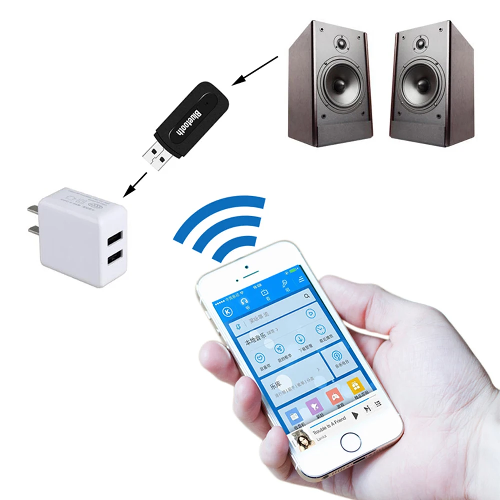 3 5 мм Bluetooth AUX Один выход аудио музыкальный приемник для автомобиля домашние