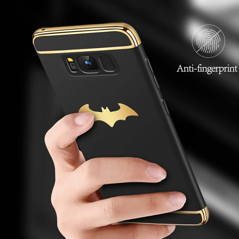 Роскошный чехол 3 в 1 покрытие Бэтмен телефон чехол s для samsung Galaxy S8 S9 S10 Plus Note 9 Mate 8 крышка A3 A5 A7 A6 A8 A9 Coque