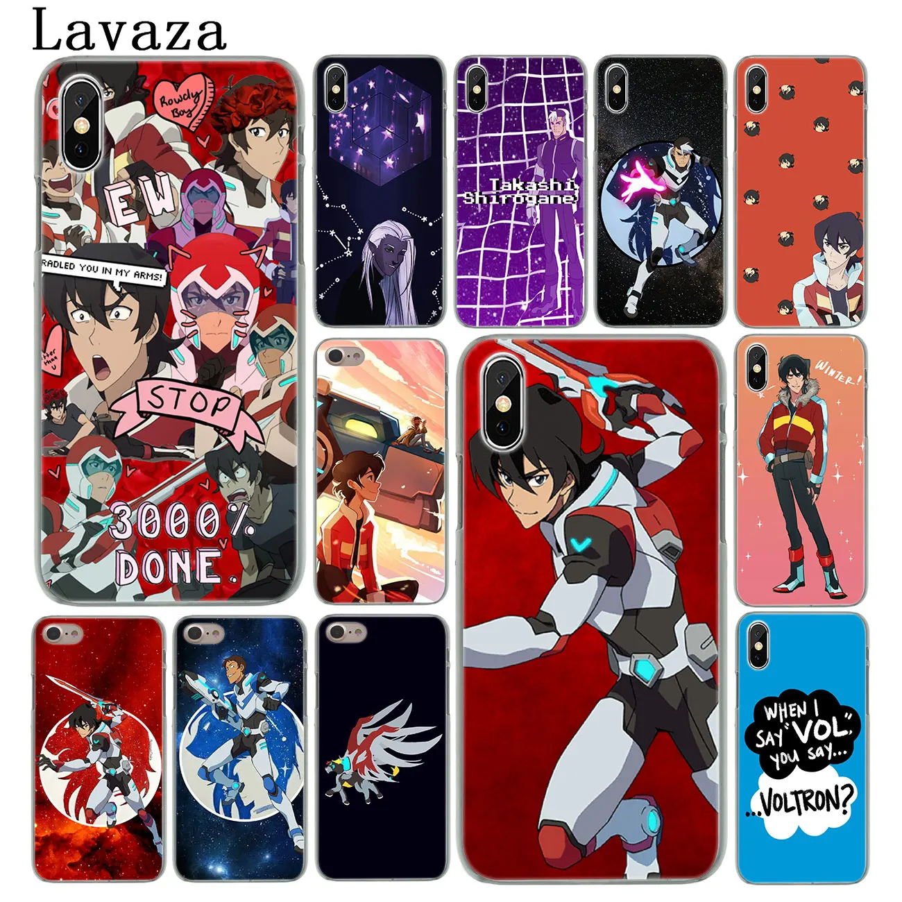 Чехол для телефона Lavaza keith Voltron легендарный защитный жесткий чехол Apple iPhone XS Max X XR 6