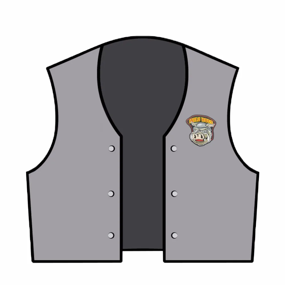 G0150(1Fantastic Wild Hogs Bulk Embroidered Patch Motorcycle Biker Vest Iron On Patch Wholesale Movie Slogan 3.5 Patch Free Shipping (4)