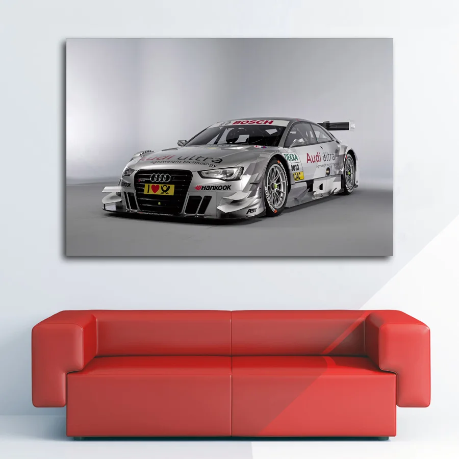 Спортивный RS5 DTM гонки спортивный автомобиль картина настенные художественные