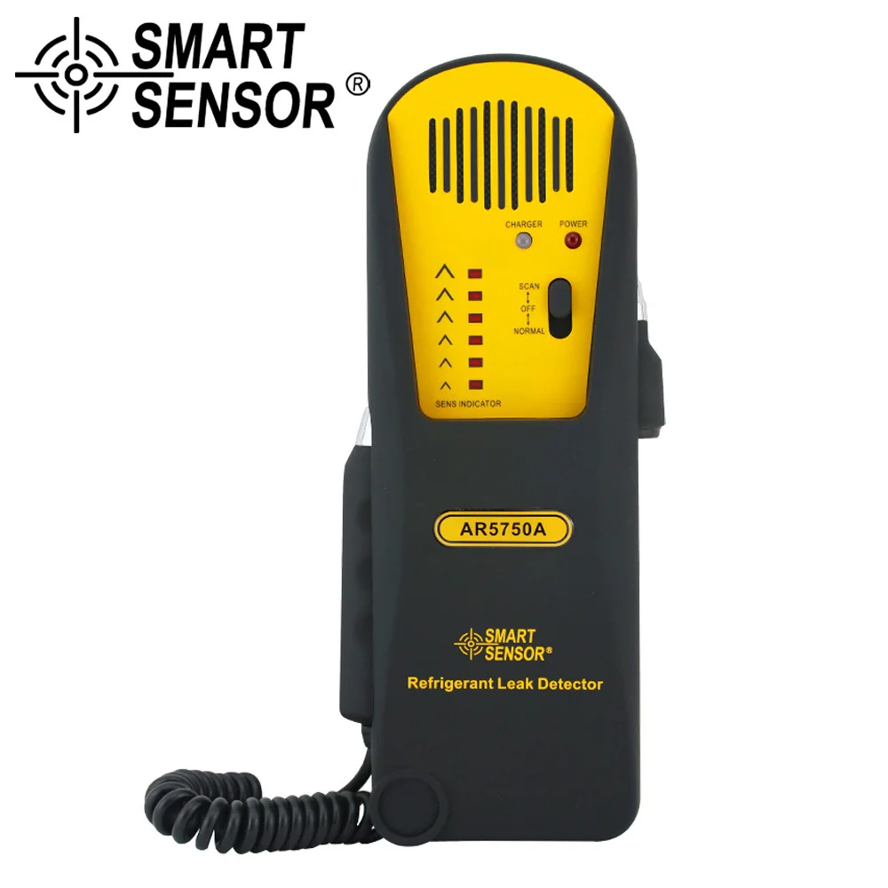 

SMART SENSOR AR5750A Halogen Gas Detector Automotive Air Conditioning Refrigerant Gas Freon Leak Detector Alarm