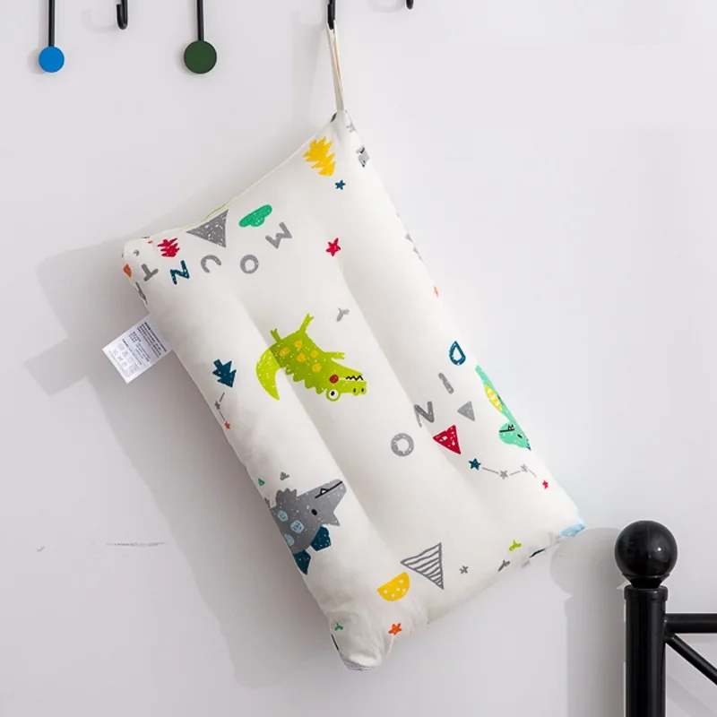 Lovely Pattern Baby Pillow Neck Protection Cushion For Infant Cartoon Kids Pillow Breathable Children Sleep Positioner Pillow