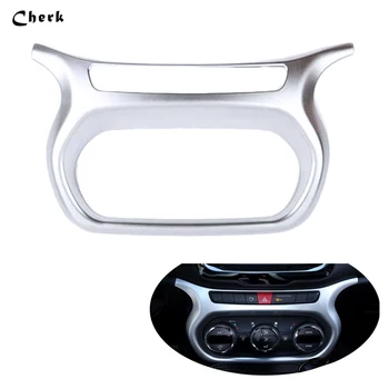 

For Jeep Renegade 2015 2016 2017 2018 Chrome Center Console Dashboard AC Air Condition Switch Button Panel Cover Trim Molding