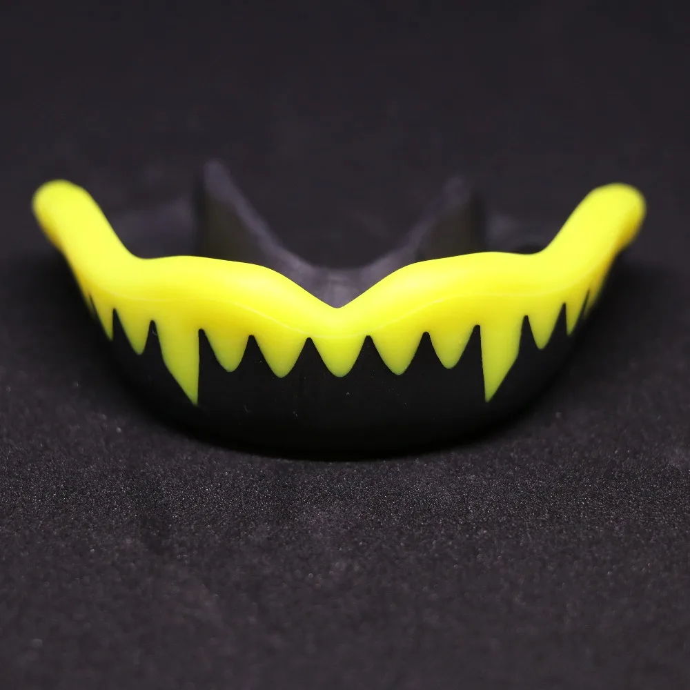 Protector de boca profesional para jóvenes, Protector de dientes, Protector de goma, Protector de boxeo, Rugby, gimnasio, deporte, Protector bucal, Verde