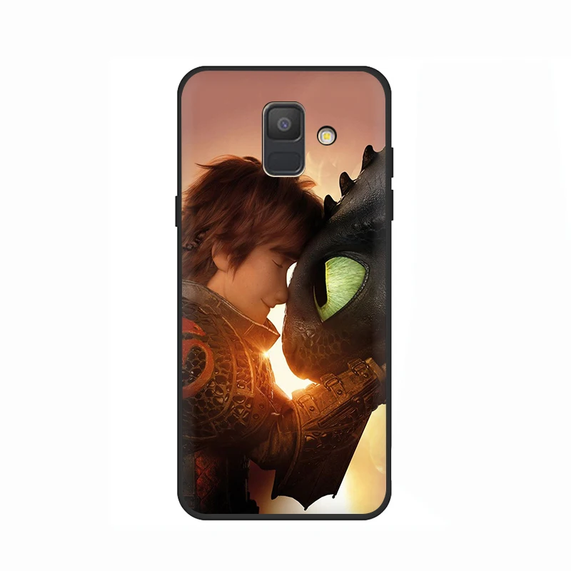 B2 Дракон Беззубик мягкий чехол для мобильного телефона чехол для samsung Galaxy A6 7 8 9 A10 30 40 50 70 J6 - Цвет: B2