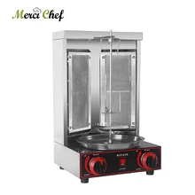 ITOP Shawarma Grill Two Infrared Burners Gas Electric 2 in1 Automatic Rotating Doner Kebab Machine Stainless Steel BBQ Grill ITOP Shawarma Grill Two Infrared Burners Gas Electric 2 in1 Automatic Rotating Doner Kebab Machine Stainless Steel BBQ Grill