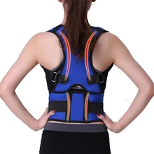 Фитнес Корректор осанки бандаж плечо пояс для поддержки спины для мужчин и женщин подтяжки и бандаж плечевая осанка