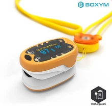 Finger Pulse Oximeter designed for children USB Charge Pediatric SpO2 Blood Oxygen Saturation Meter Rechargeable Pulse Oximeter