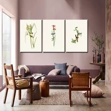 

Tropical Rainforest Watercolor Plants Flower Bird Natural Style Canvas Painting Canvas Print Art Poster Wall Picture Home Decor