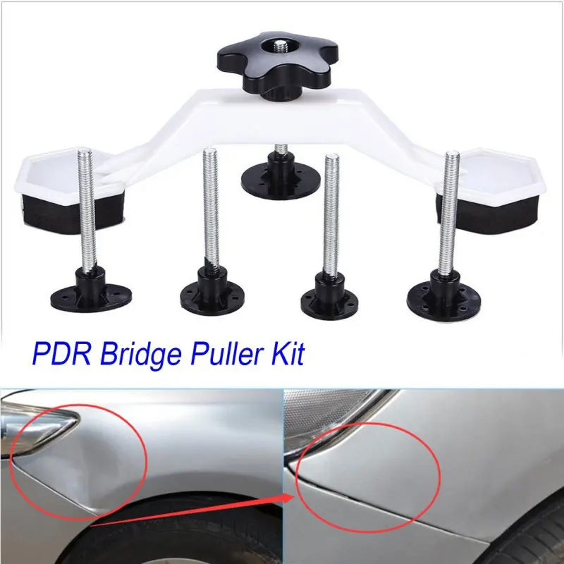 

Vehemo 1Pcs Car Body Dent Repair Tools Dent Pulling Bridge Dent Remover Kit PDR Tools Puller Set Paintless