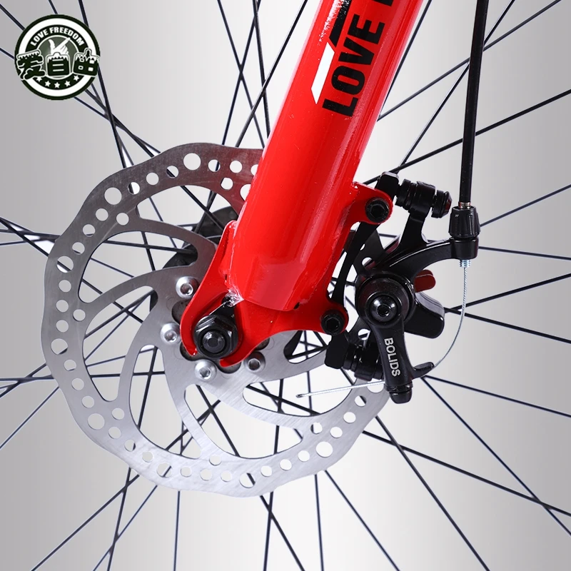 Sale Love Freedom High quality Mountain bike 26 inche Fatbike 21/24/27 Speed Locking shock absorber Bicycle Free Delivery Snow Bike 3
