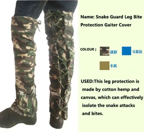 

Outdoor Hunting Mountaineering Dog Snake Guard Leg Anti Bite Protection Cover