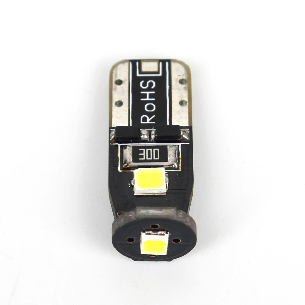 CN360 4PCS SMD 12В T10 W5W 168 194 автомобиля светодиодный лампы Автоматический Бортовой светильник для чтения на дверь салона светильник фонарь освещения номерного знака, белый цвет