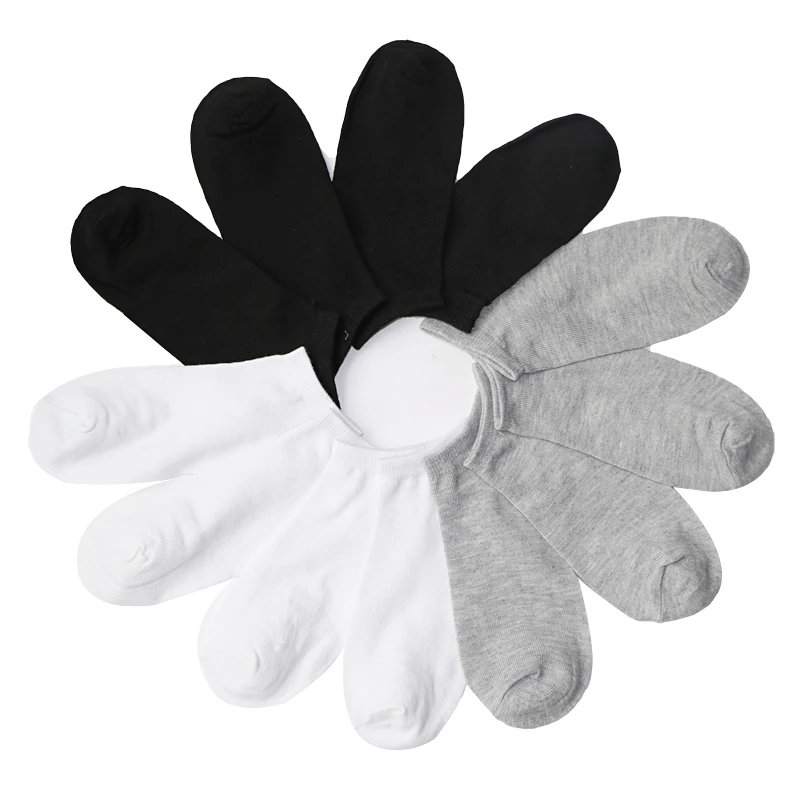 3/4/5/6pair Women's Socks Short Female Hosiery Low Cut Ankle Socks for Couple Unisex Black White Gray Socks Calcetines Meias 3/4/5/6pair Women's Socks Short Female Hosiery Low Cut Ankle Socks for Couple Unisex Black White Gray Socks Calcetines Meias