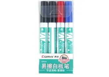 

Comix Aqueous Whiteboard Pen 4 Pieces/Box