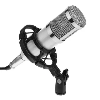 

BM800 Professional KTV Dynamic Condenser Wired Microphone Mic Sound Audio Studio for Singing Recording With Shock Mount