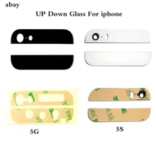 Back Cover Glass For iPhone 5 5S SE Rear Housing Assemble Housing Top Bottom up down