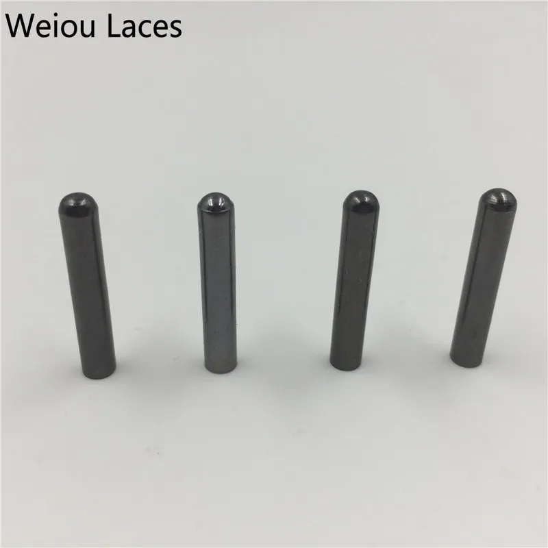 Weiou 20pcs/Lot 3.8x22mm Metal Shoelaces Repair Tips Head Aglets Seamless DIY Replacement Sneaker Kits Silver gold black