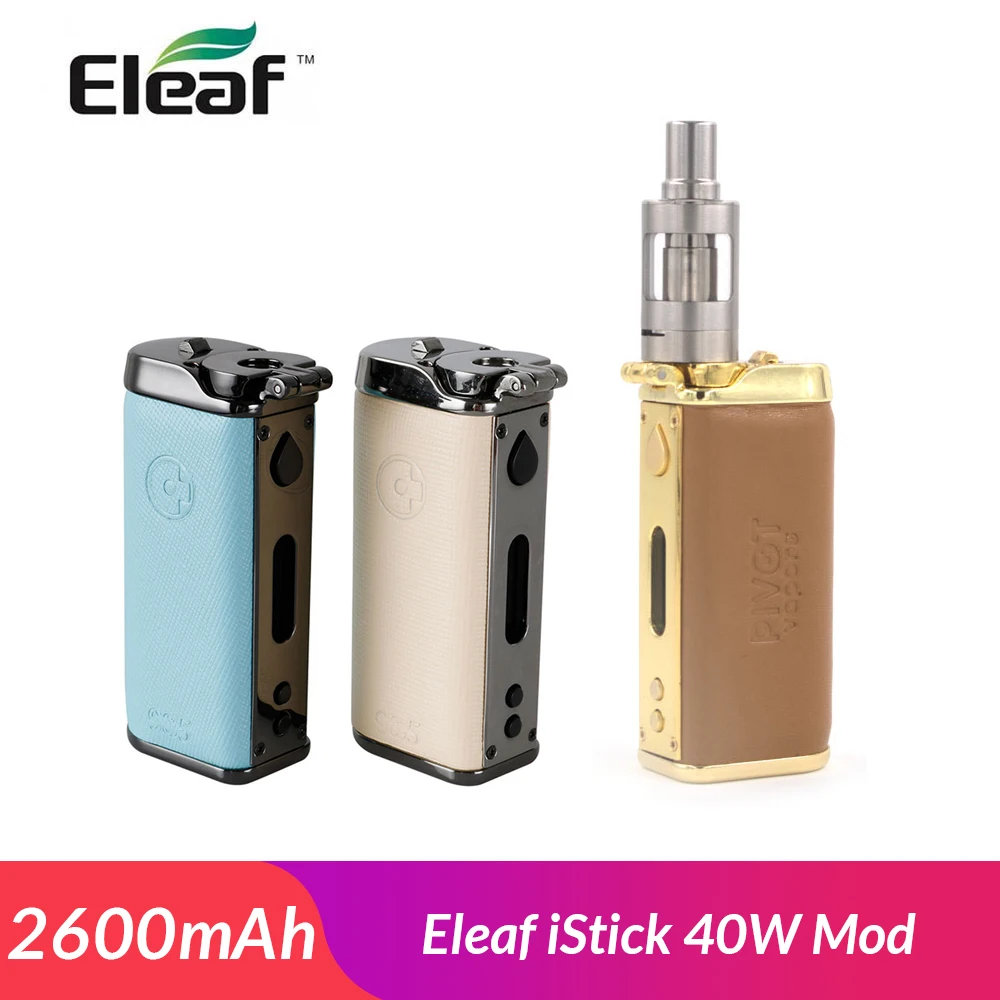 Оригинальный Eleaf iStick 40 Вт Mod со встроенным 2600 мАч + эго один V2 распылитель 2 мл TC электронная сигарета вейп набор VS iStick 100