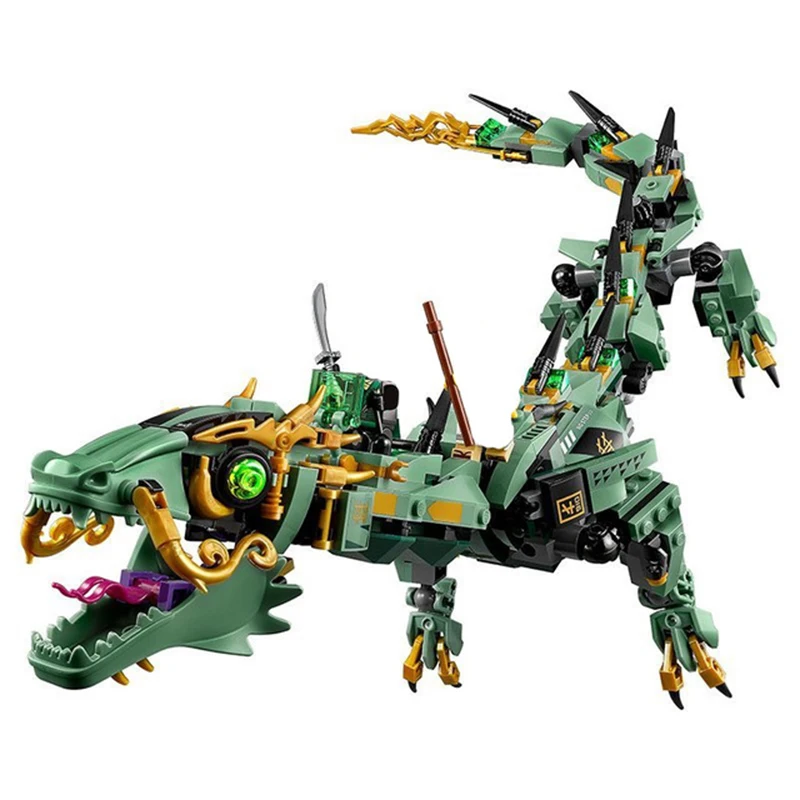 

Lepin 06051 Ninja Movie Series Flying Mecha Dragon Building Blocks Bricks Toys Children Gifts LegoINGly Toys NinjagoINGly Blocks