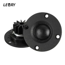 LEORY 2 шт. 6ohm 30 Вт 2 дюйма ABS панель Купол Неодимовый твитер динамик мембрана зубчатый алюминиевый радиатор HIFI высокие частоты с радиатором