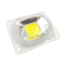 1set LED COB Chip with Lens Reflector 50W 30W 20W 230V 110V Smart IC DIY For LED Floodlight Soptlight Need Heatsink for Cooling